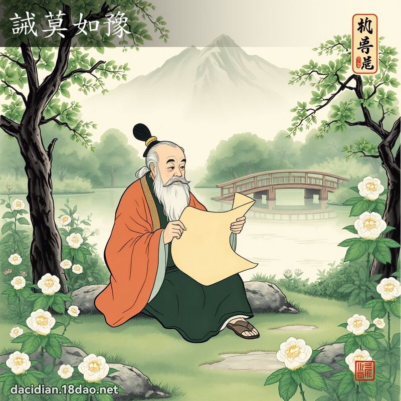 诫莫如豫 配图