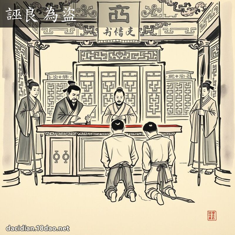 诬良为盗 配图