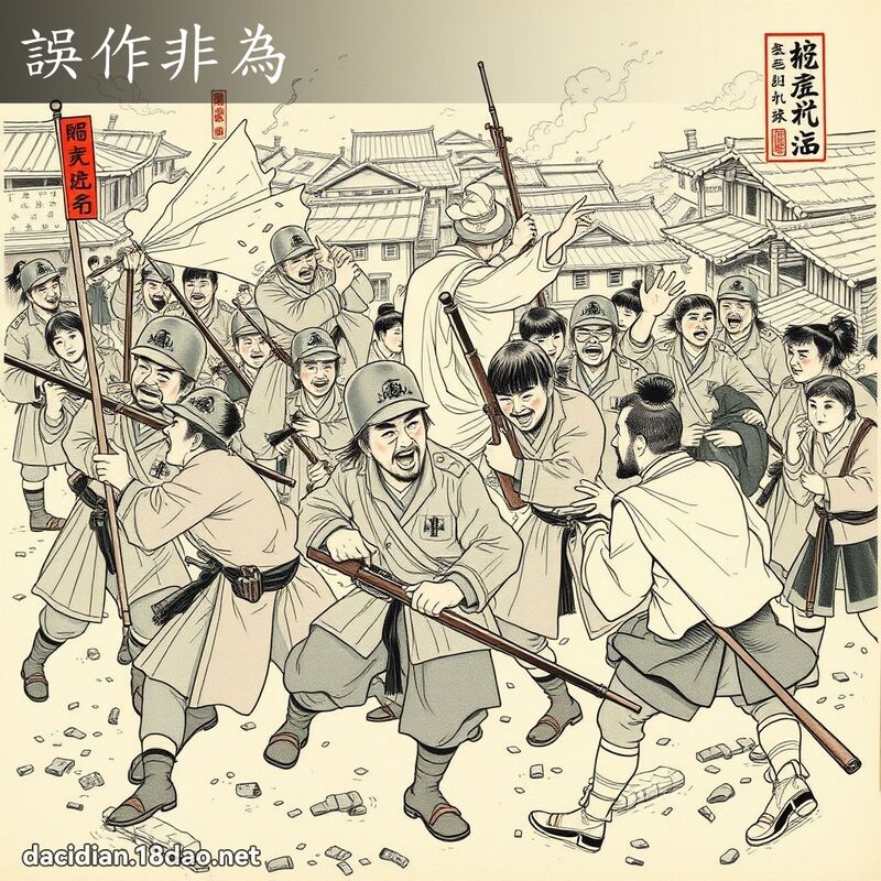 误作非为 配图