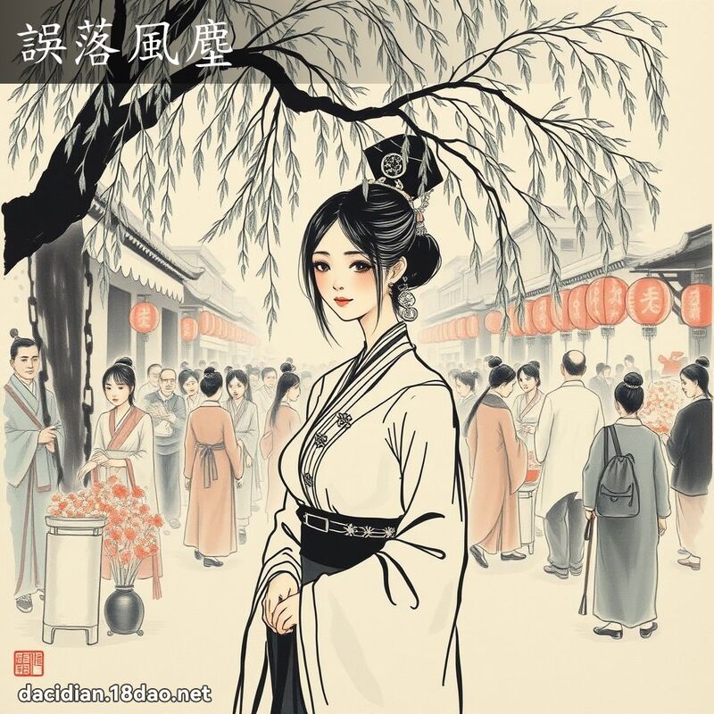 误落风尘 配图