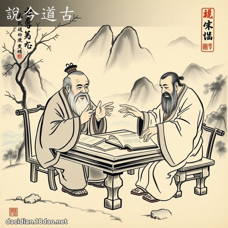 说今道古 配图