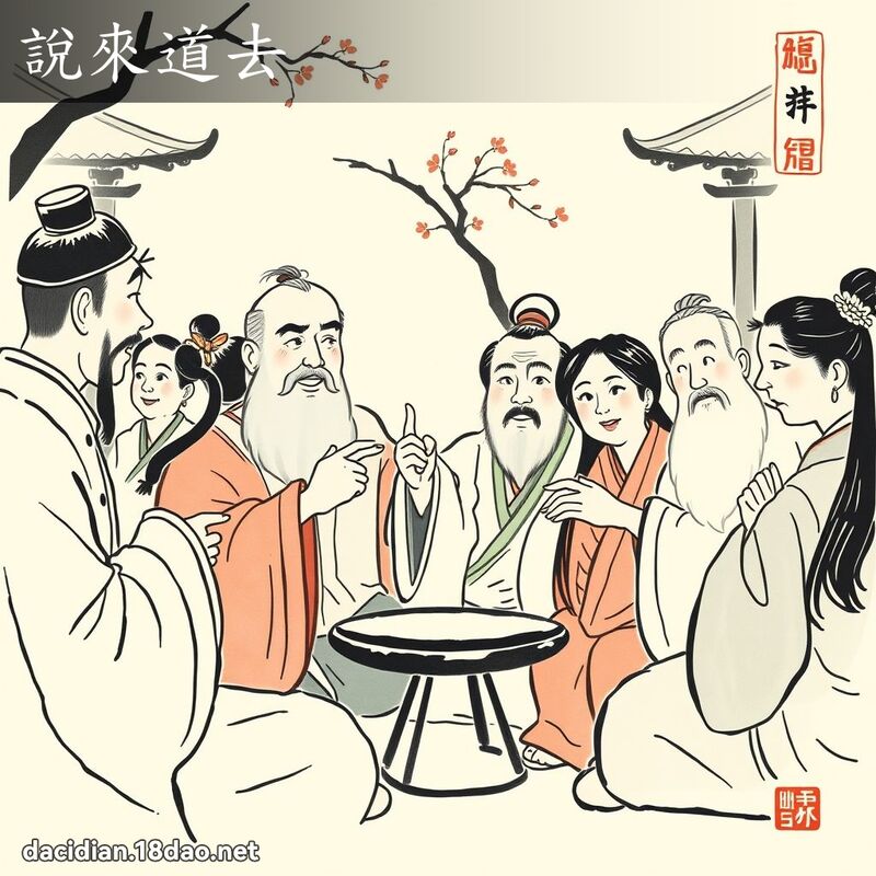 说来道去 配图
