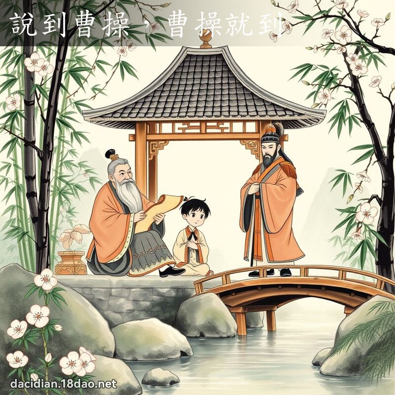 说到曹操,曹操就到 配图