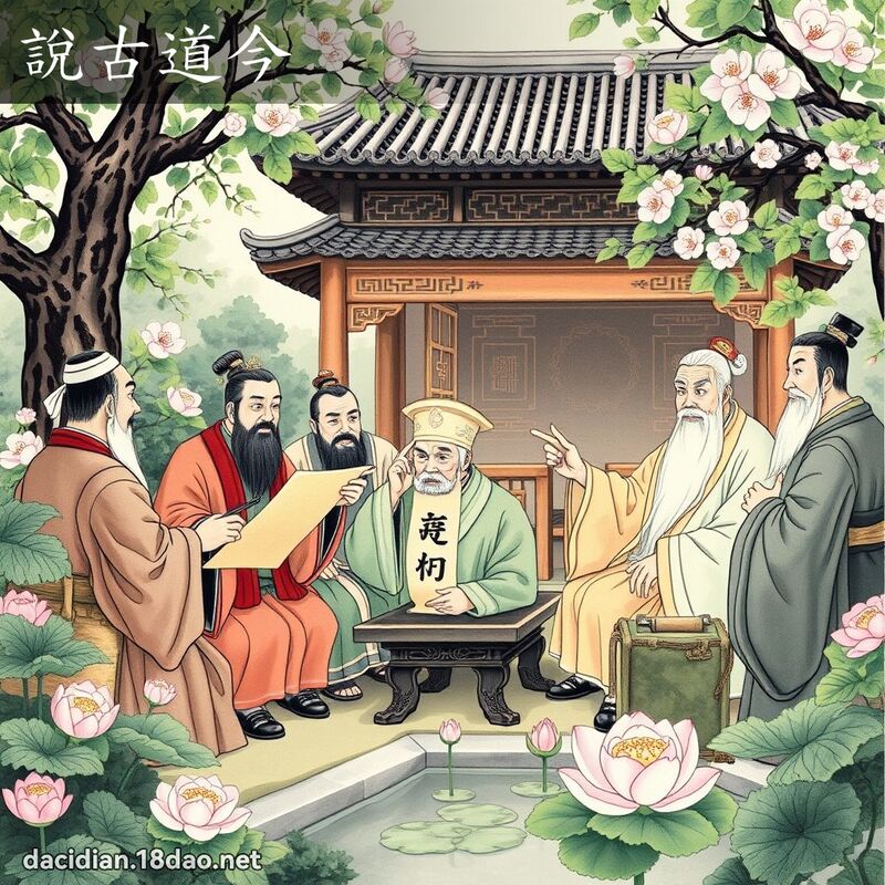 说古道今 配图