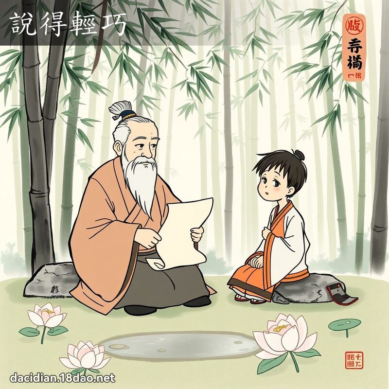 说得轻巧 配图