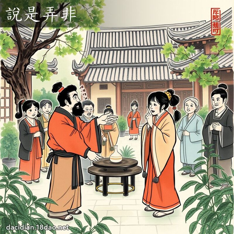 说是弄非 配图