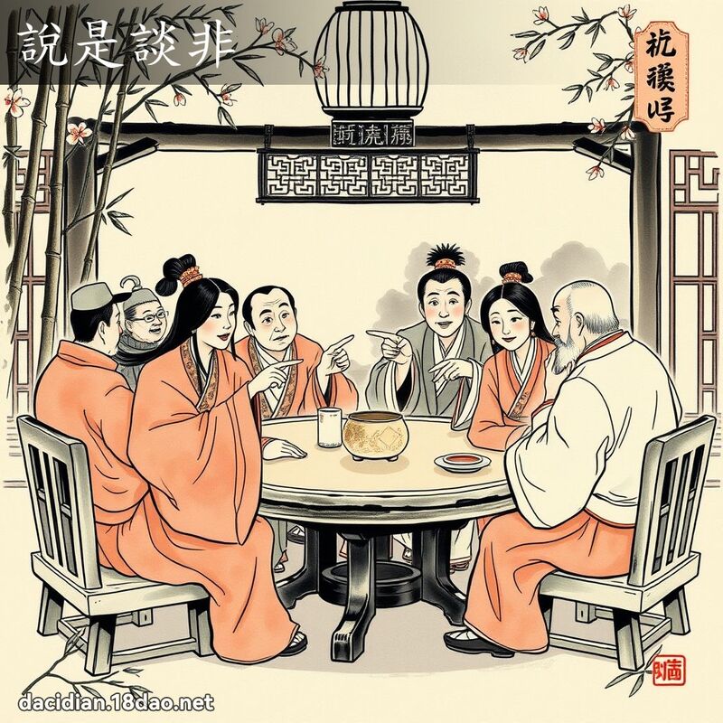 说是谈非 配图