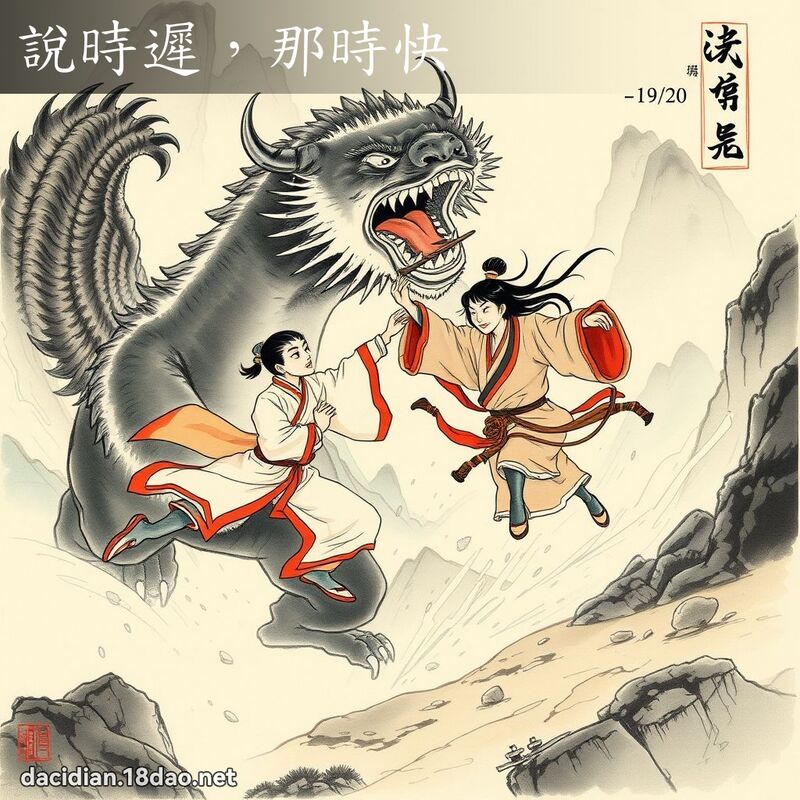 说时迟,那时快 配图
