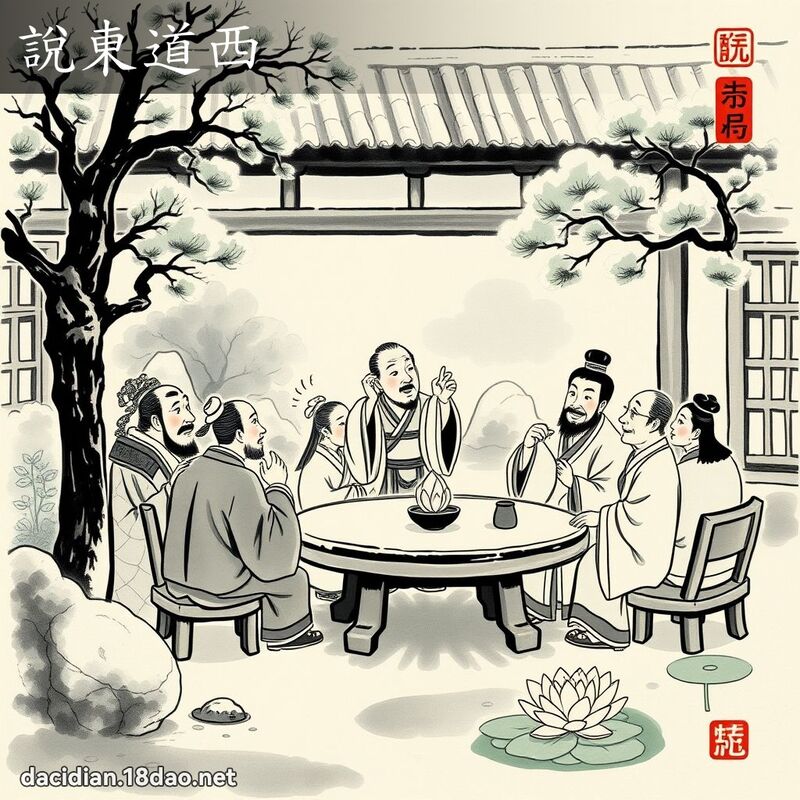 说东道西 配图