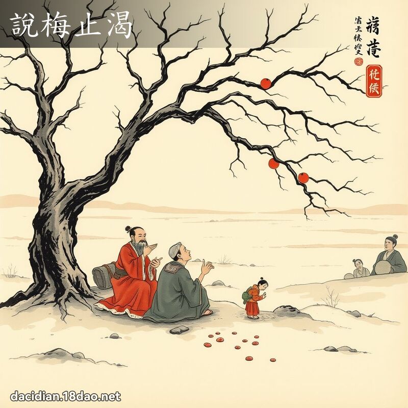 说梅止渴 配图