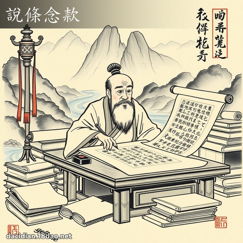 说条念款 配图