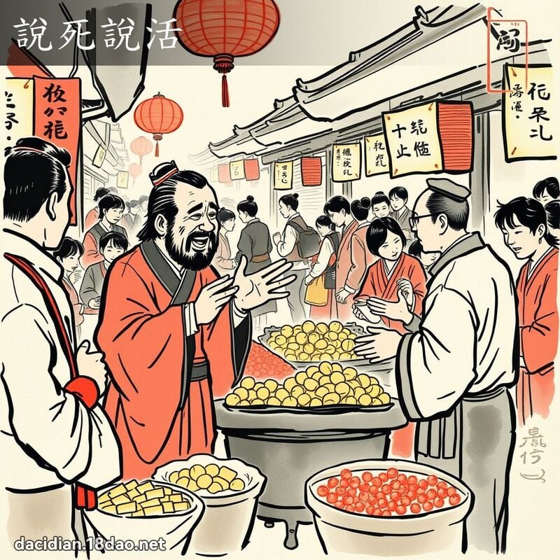 说死说活 配图