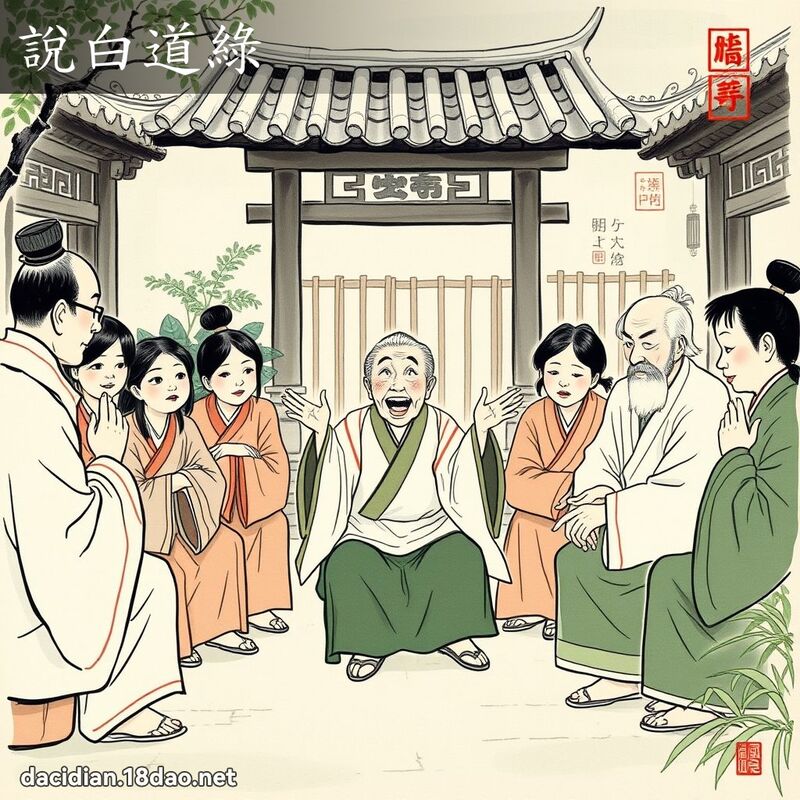 说白道绿 配图