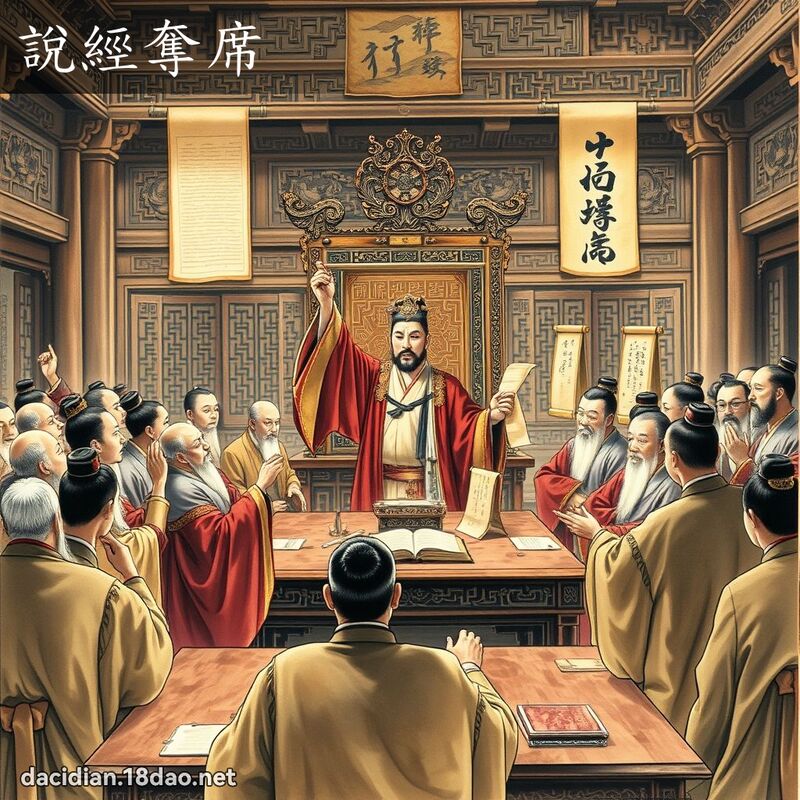说经夺席 配图