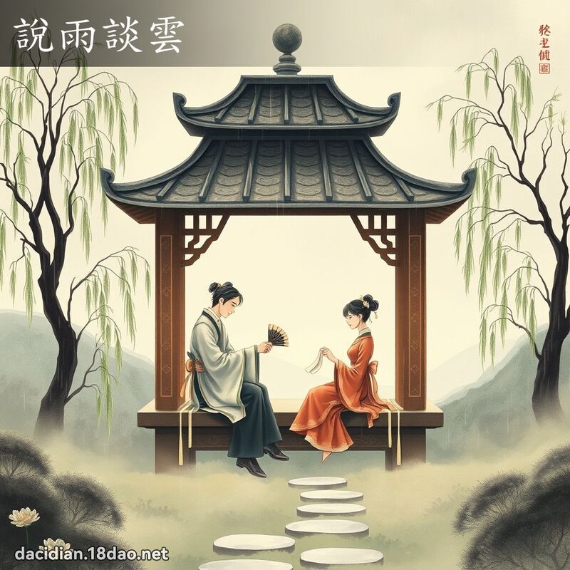 说雨谈云 配图