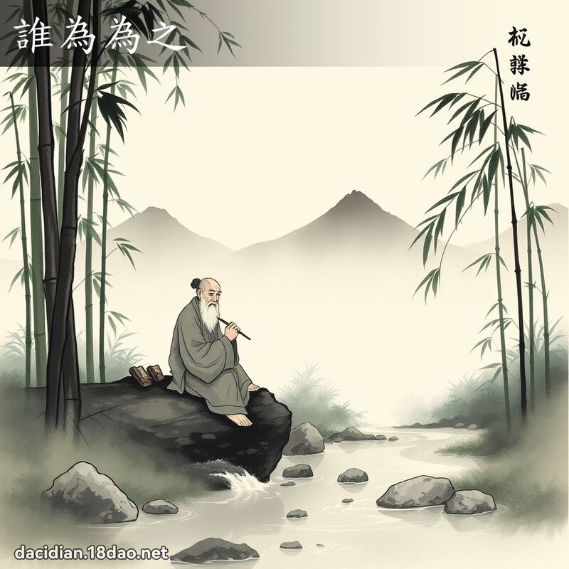 谁为为之 配图