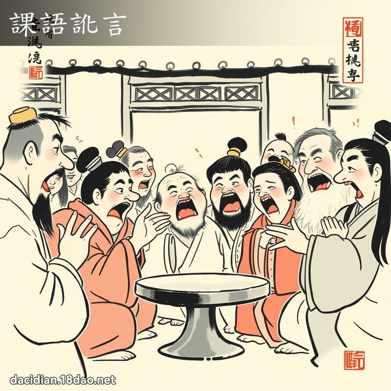 课语讹言 配图