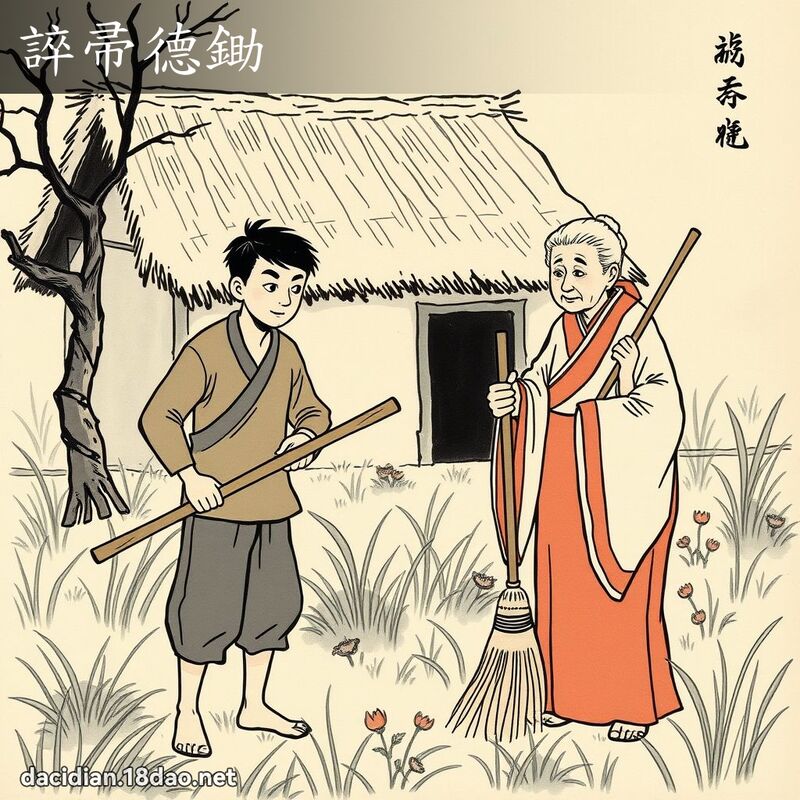 誶帚德锄 配图