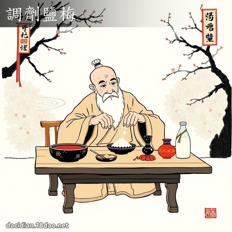 调剂盐梅 配图