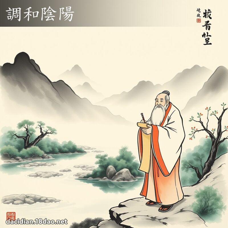 调和阴阳 配图