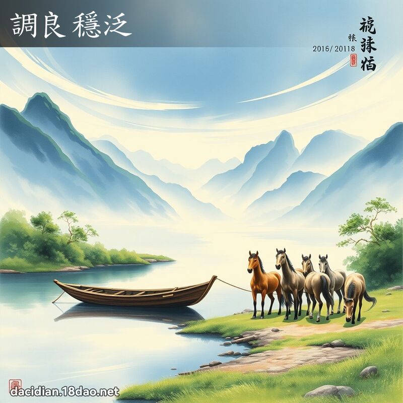 调良稳泛 配图