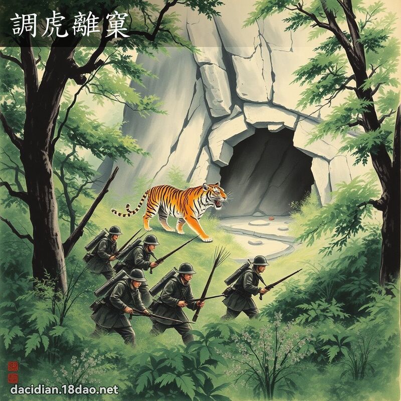 调虎离窠 配图