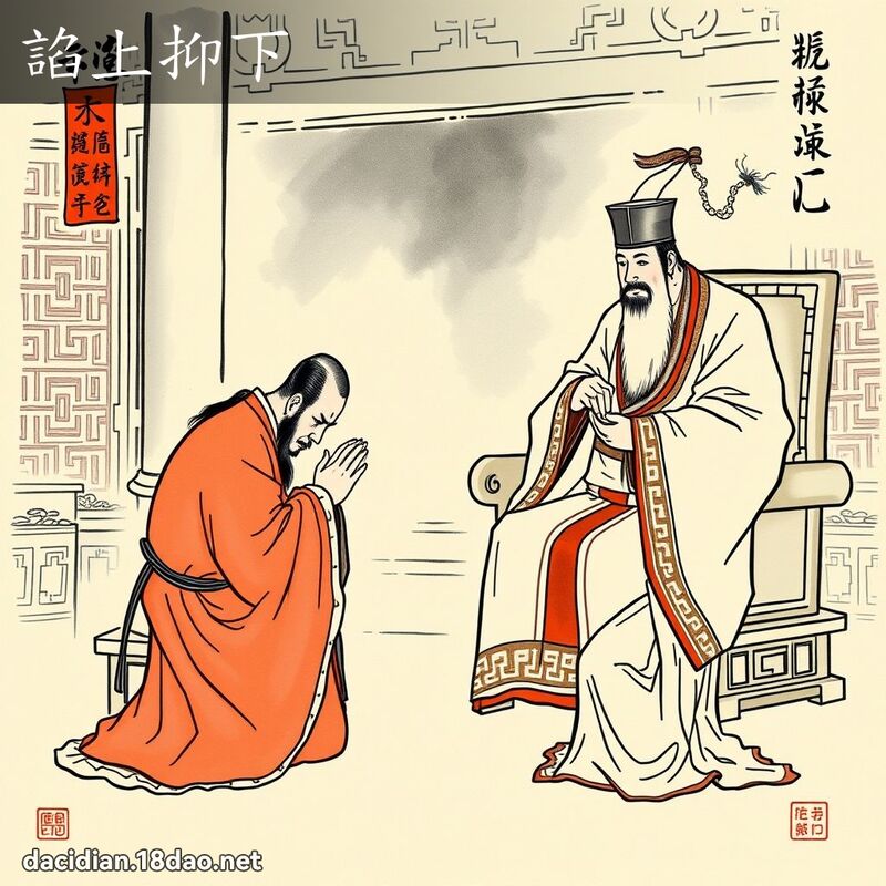 諂上抑下 配图