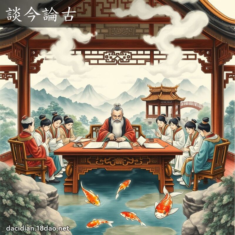 谈今论古 配图