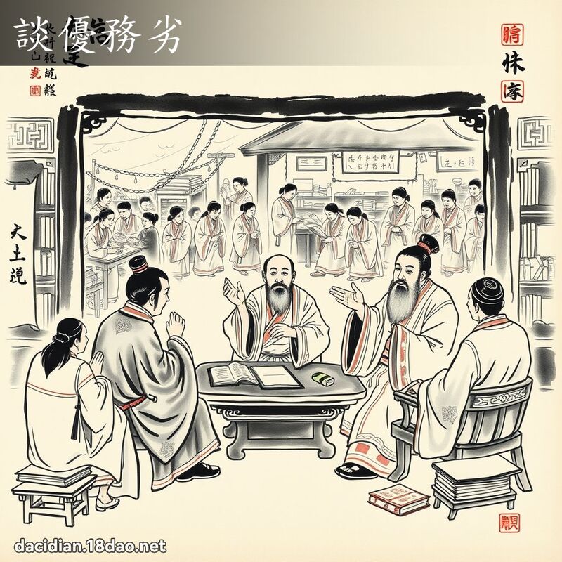 谈优务劣 配图
