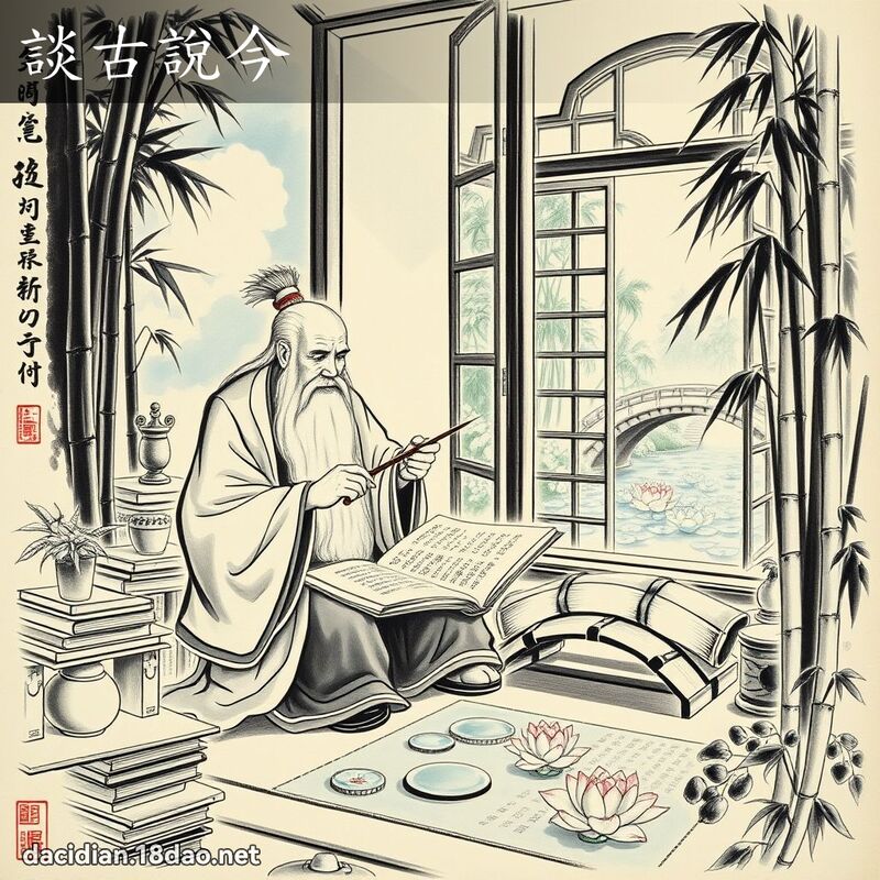谈古说今 配图