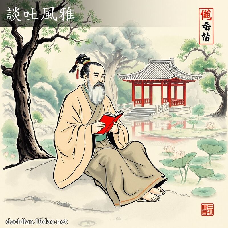谈吐风雅 配图