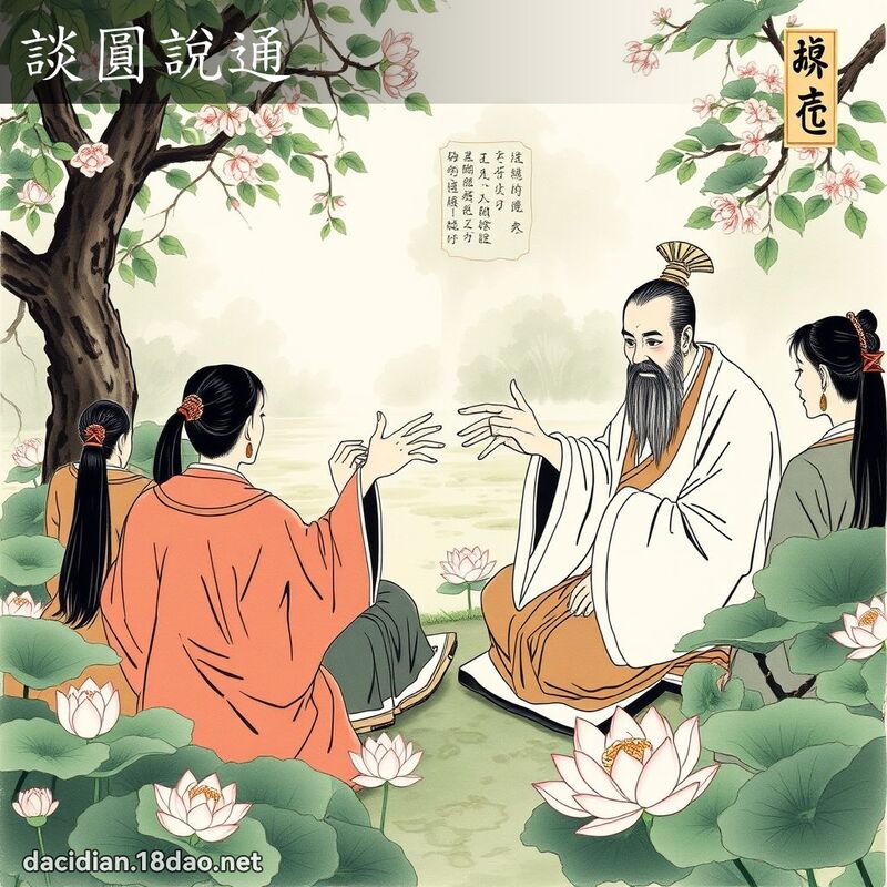 谈圆说通 配图