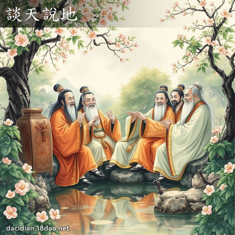 谈天说地 配图