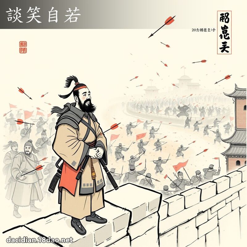 谈笑自若 配图