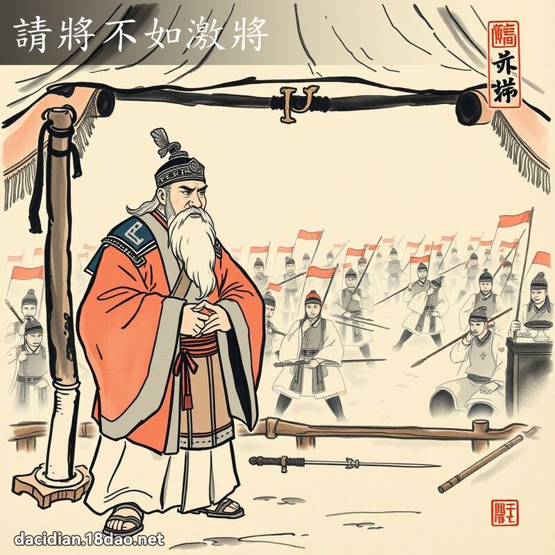 请將不如激將 配图