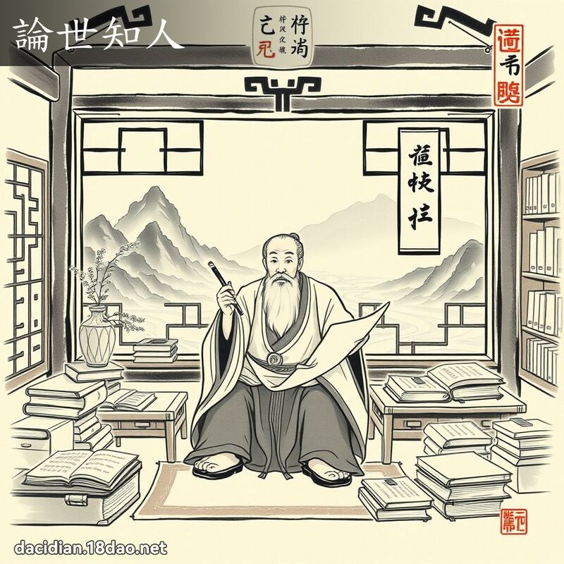 论世知人 配图