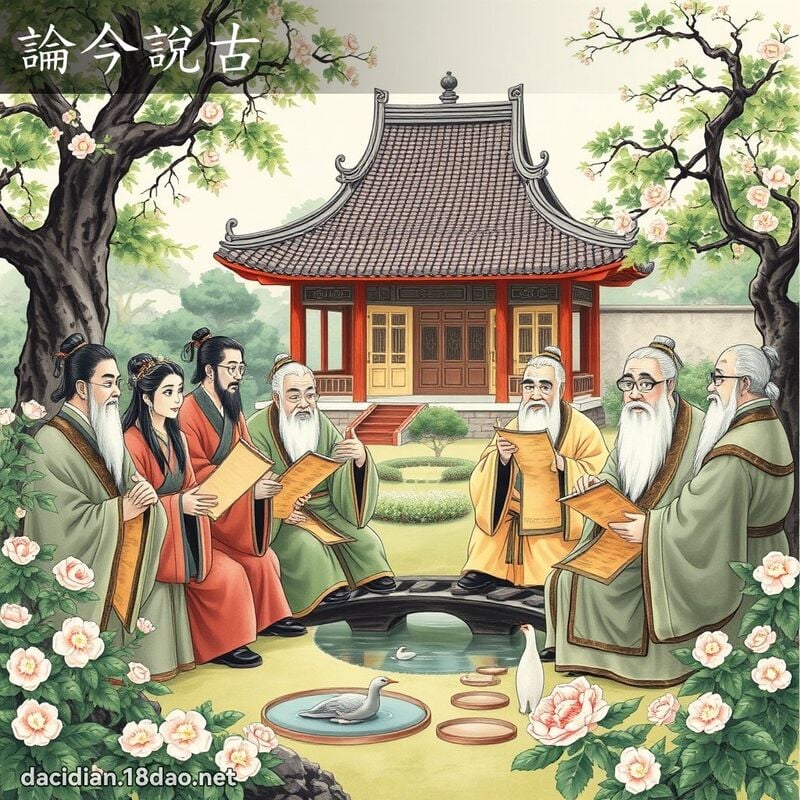 论今说古 配图