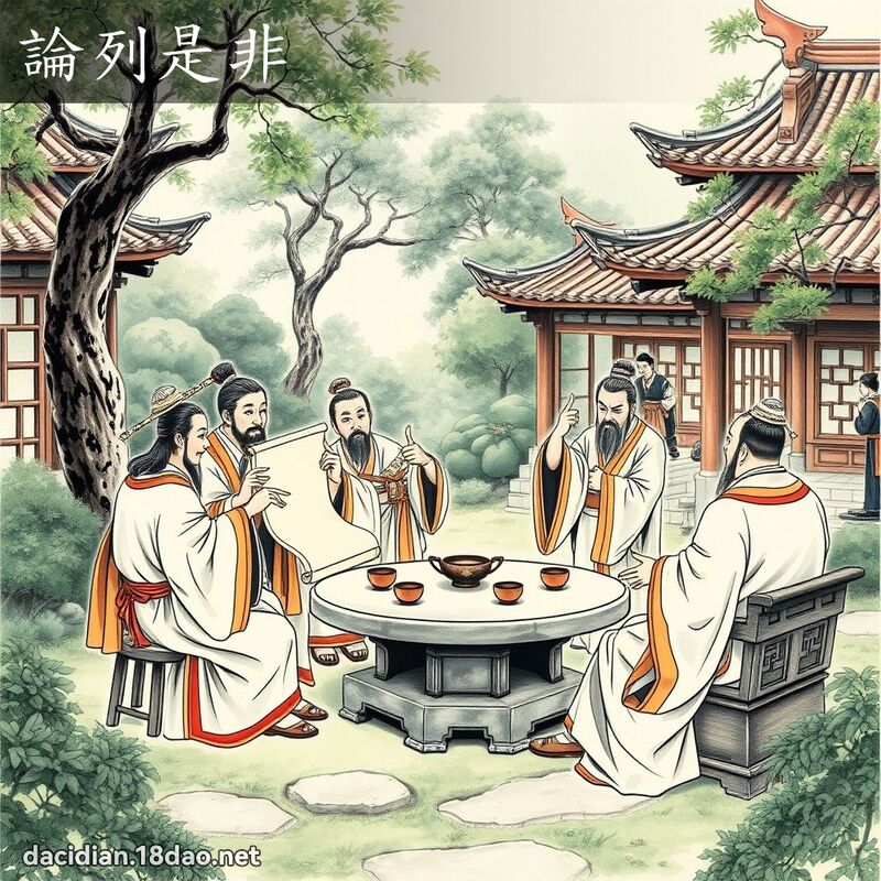 论列是非 配图
