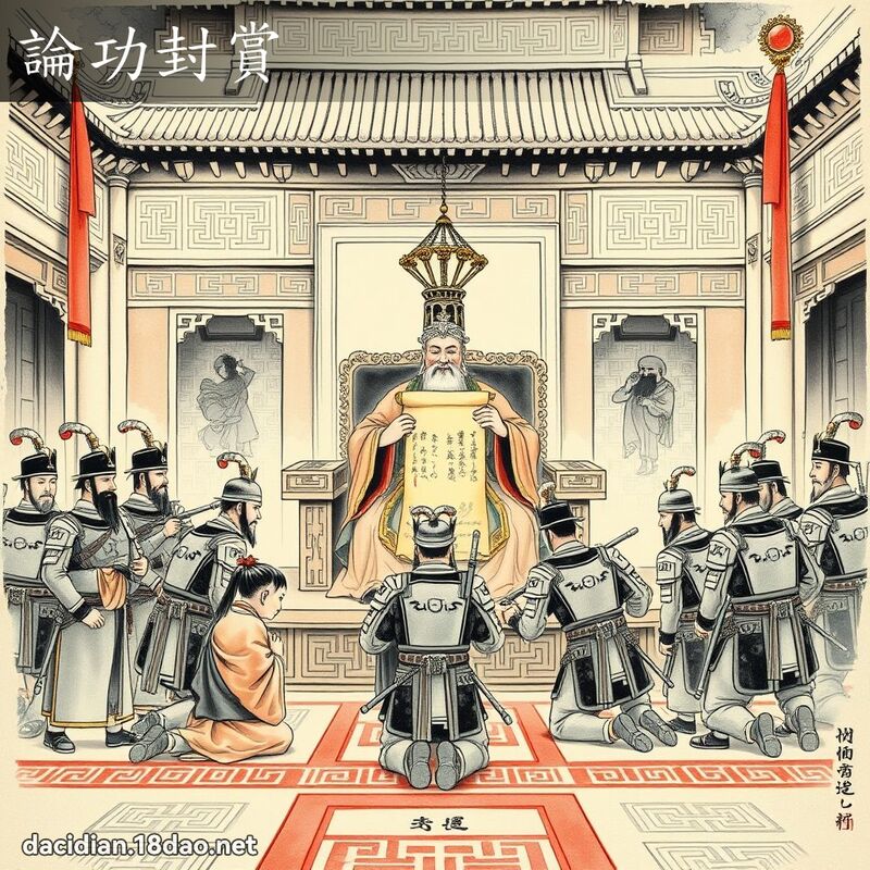 论功封赏 配图