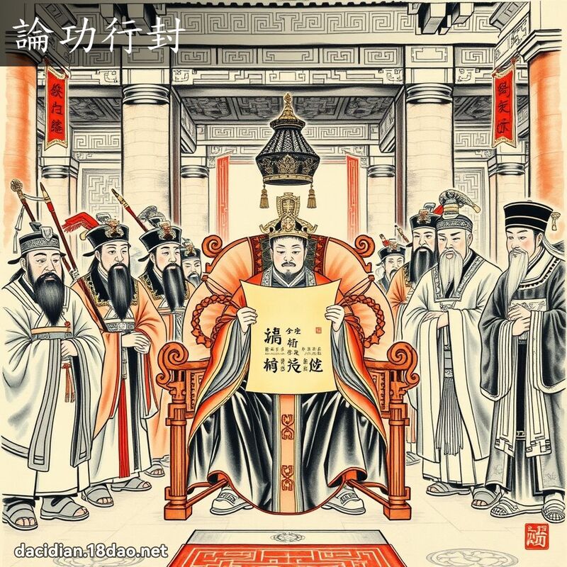 论功行封 配图