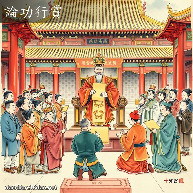 论功行赏 配图
