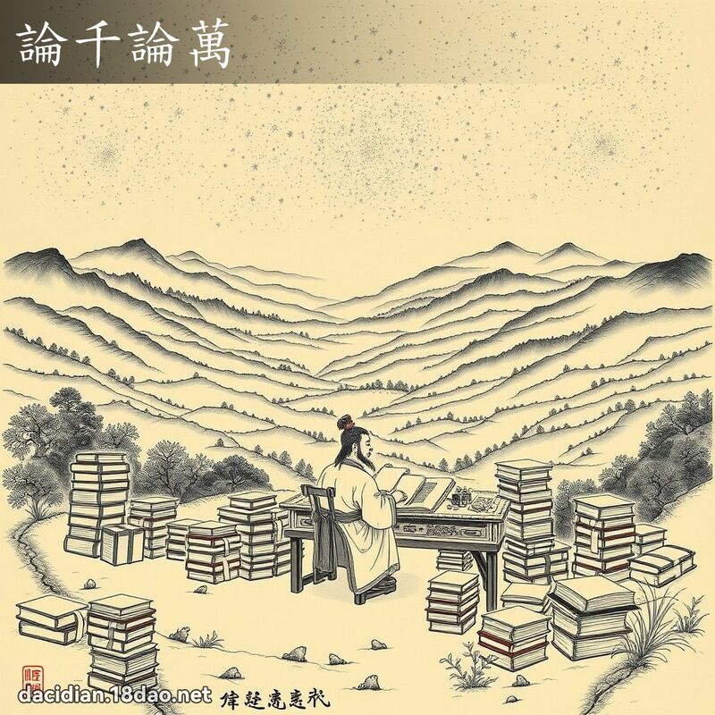 论千论万 配图