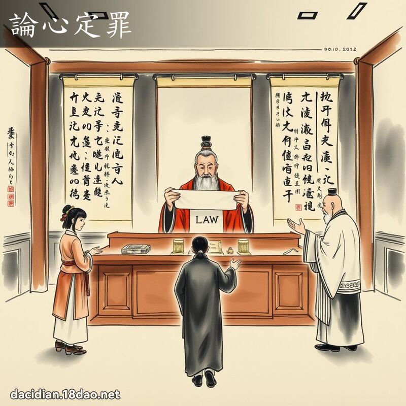 论心定罪 配图