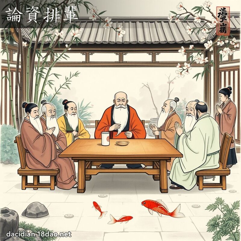 论资排辈 配图