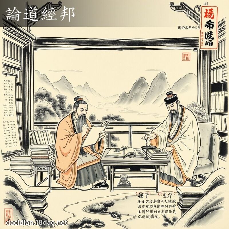 论道经邦 配图