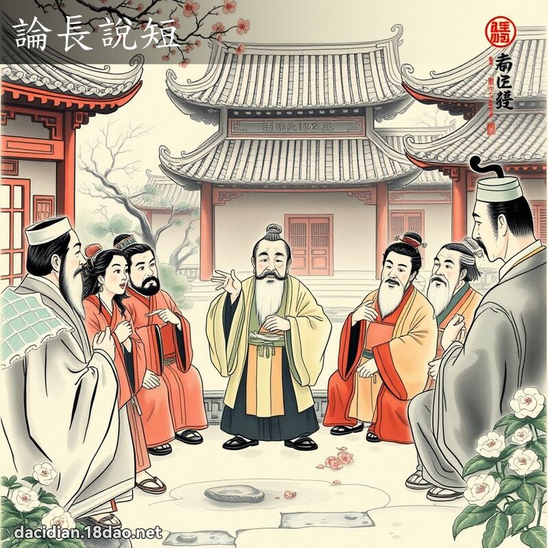 论长说短 配图
