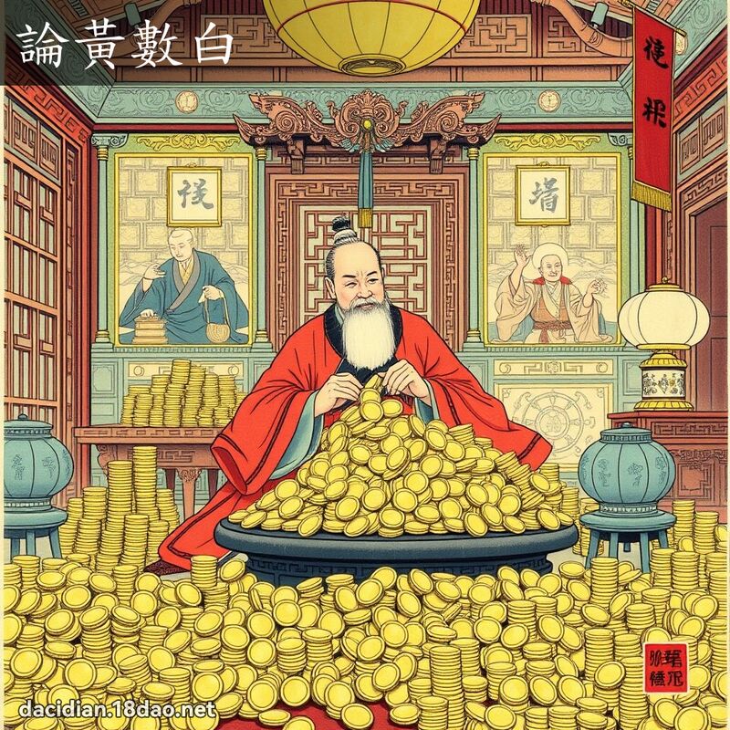 论黄数白 配图