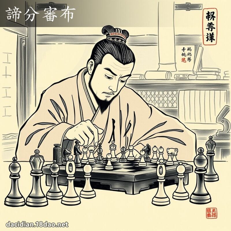 諦分审布 配图