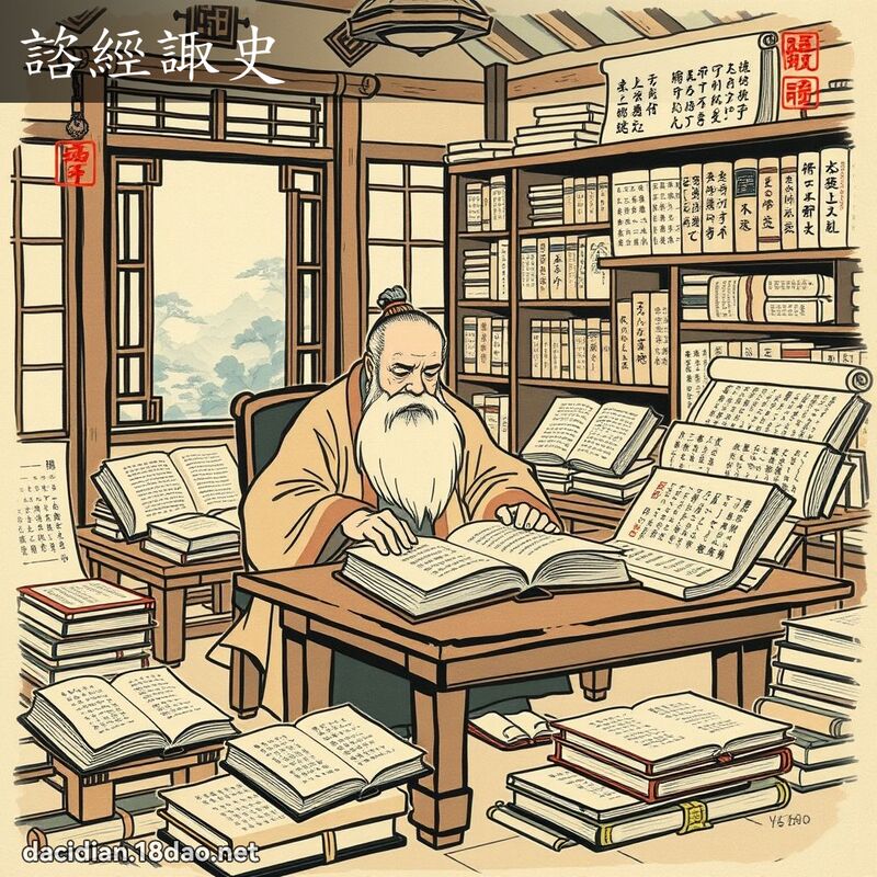 諮经諏史 配图