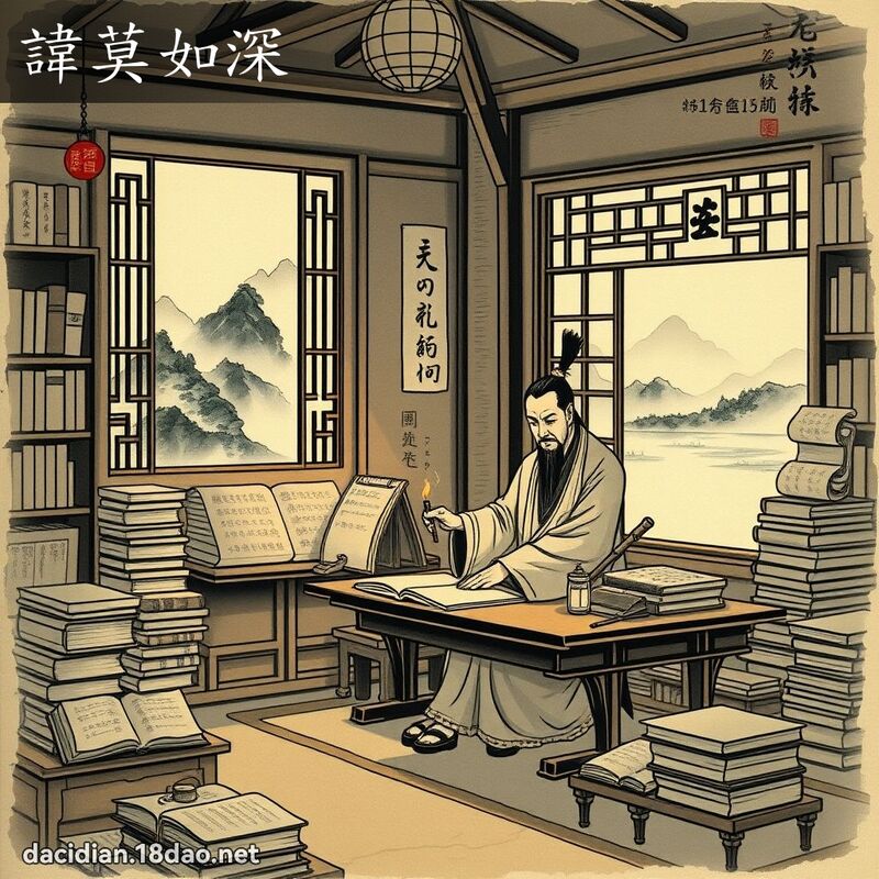 讳莫如深 配图